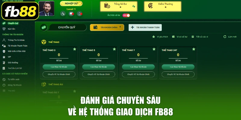 Đánh giá chuyên sâu về hệ thống giao dịch FB88